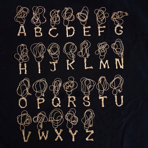 NEW Initial Alphabet Necklace - Picture 4 of 5